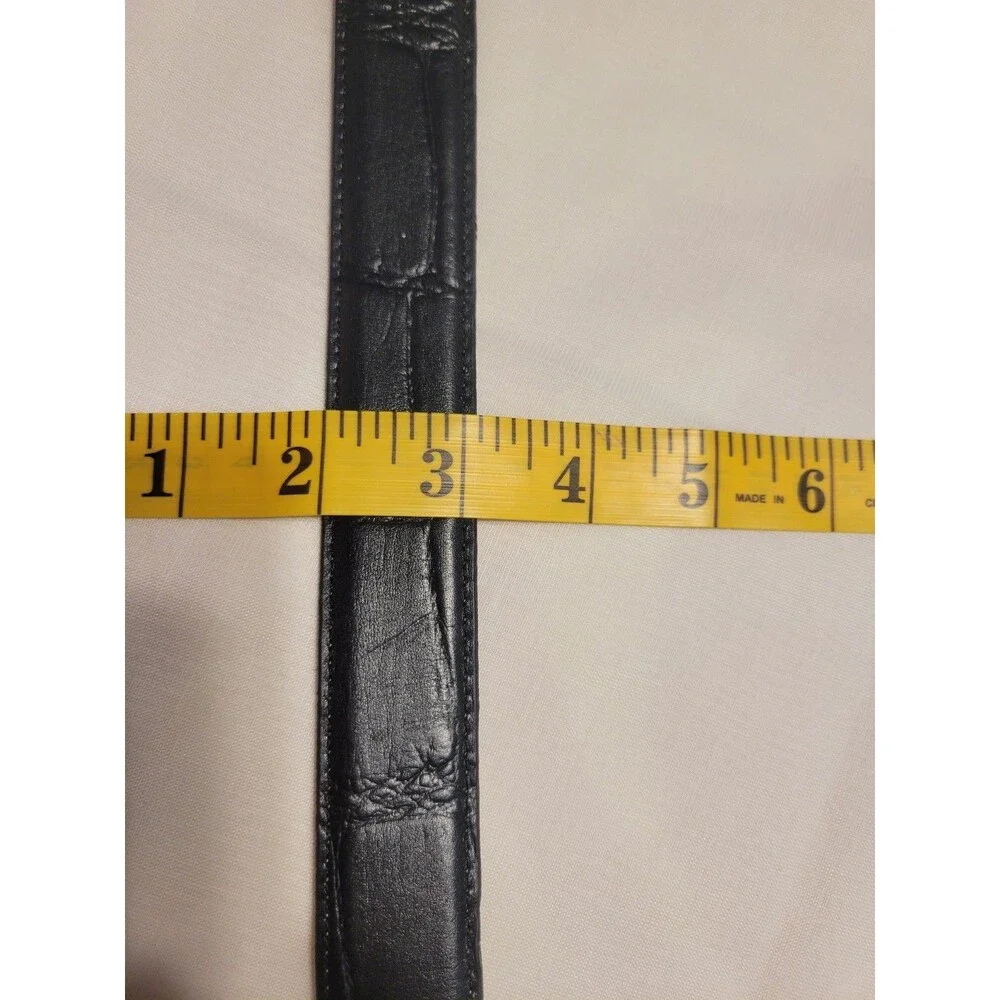 Oaktree Piel Ginuine Leather Black Men's Belt Size 34